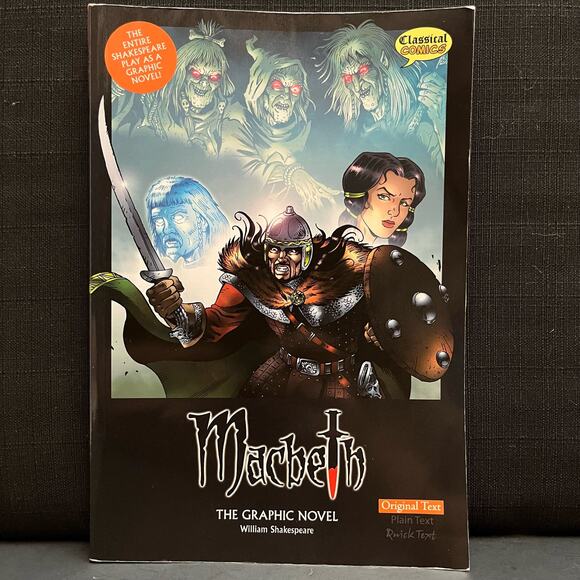 Macbeth: The Graphic Novel (American English) (Classical Comics) - Picture 1 of 6